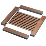 Whitecap 60880 Louvered Door Side Rails 4' | Blackburn Marine Teak Accessories